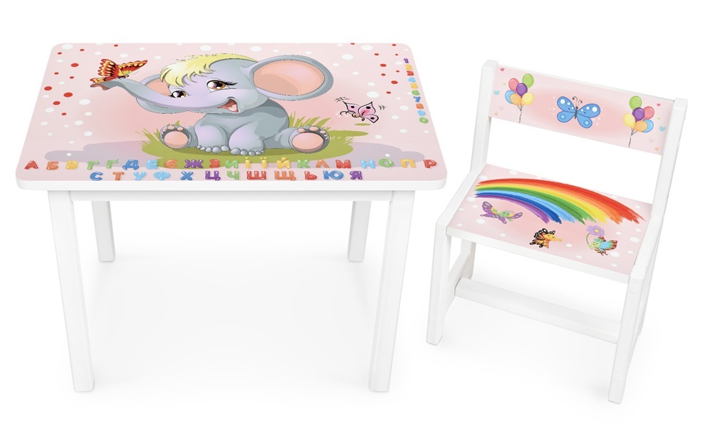 

Столик Bambi Слоник BSM1-47ua Grey / Pink (BSM1-47ua)