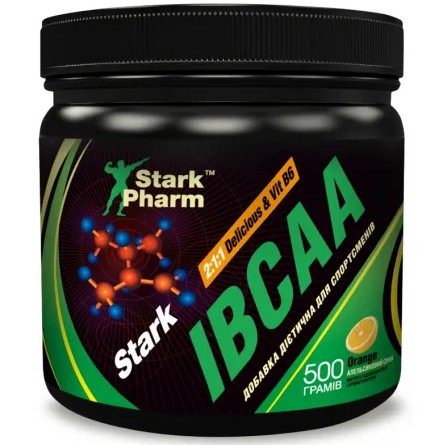 

Аминокислота Stark Pharm IBCAA 2-1-1 & Vit B6 500 г Апельсин