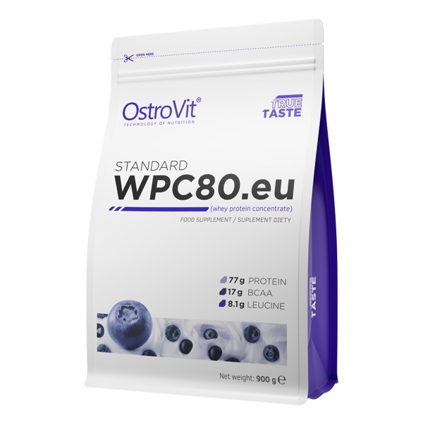 

Протеин OstroVit Standard WPC80.eu 900 г Черника