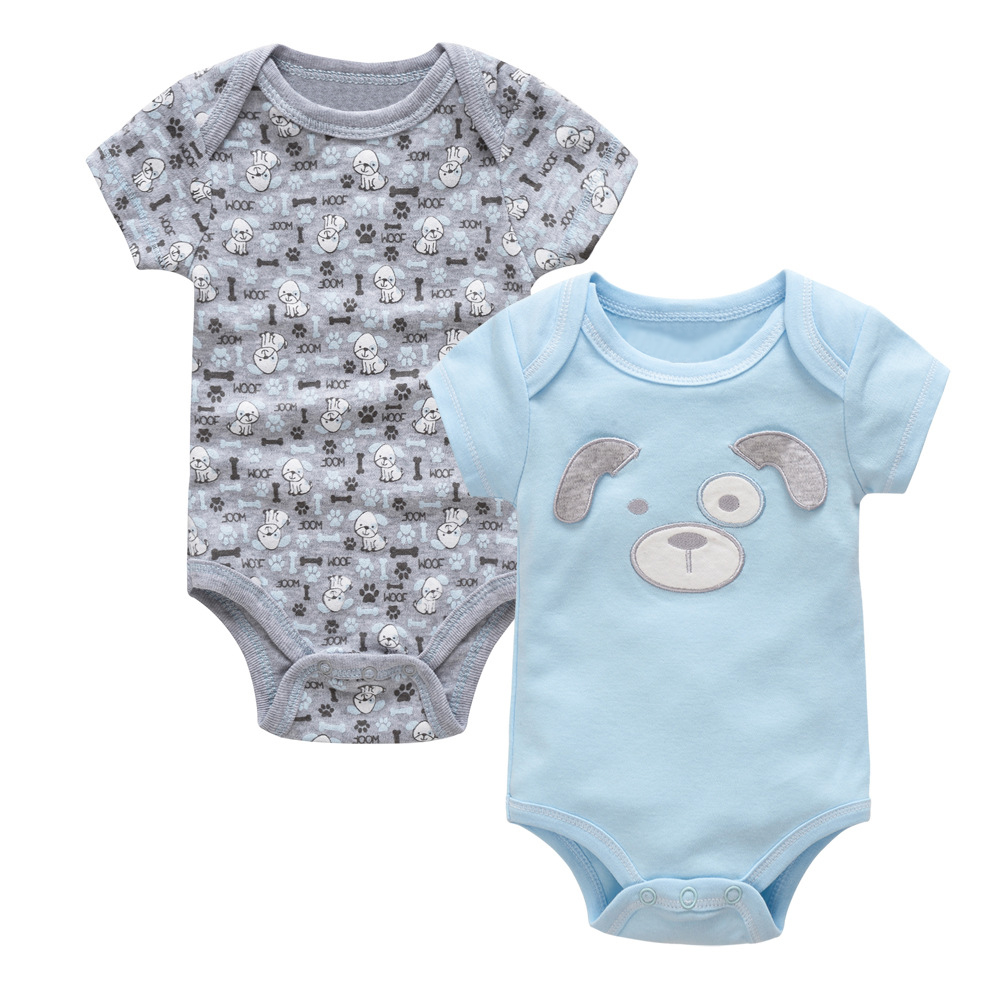 

Боди детский Собачки (2шт.) Berni Kids (62 / 3-6 мес) Голубой