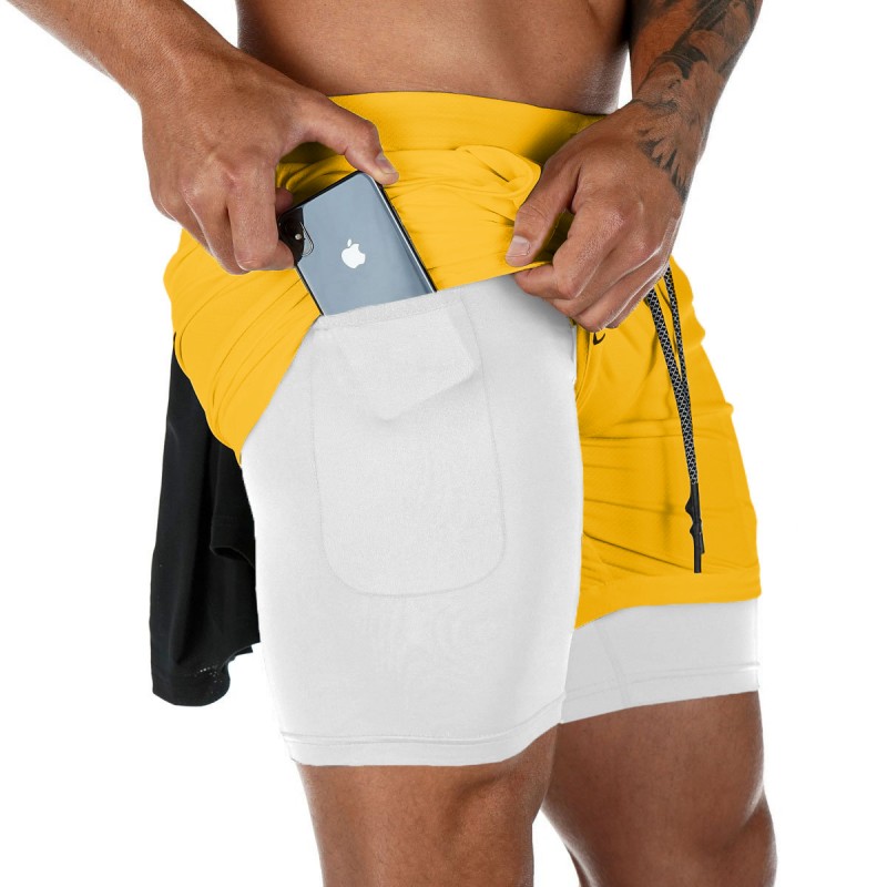 

Шорты для спорта мужские Sport Shorts Yellow 3405  Желтый, Шорты для спорта мужские Sport Shorts Yellow 3405 3XL Желтый