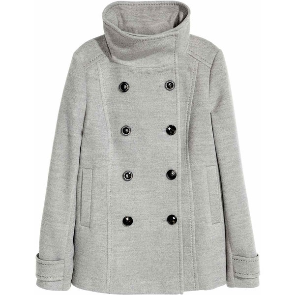 

Пальто H&M 42 светло-серое 390162