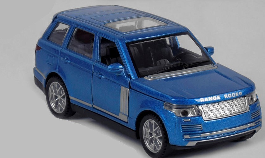 

Машина металлическая 1:32 «RANGE ROVER» синий| все открывается кроме задних дверей , инерция, звук, свет | 21x10x9см
