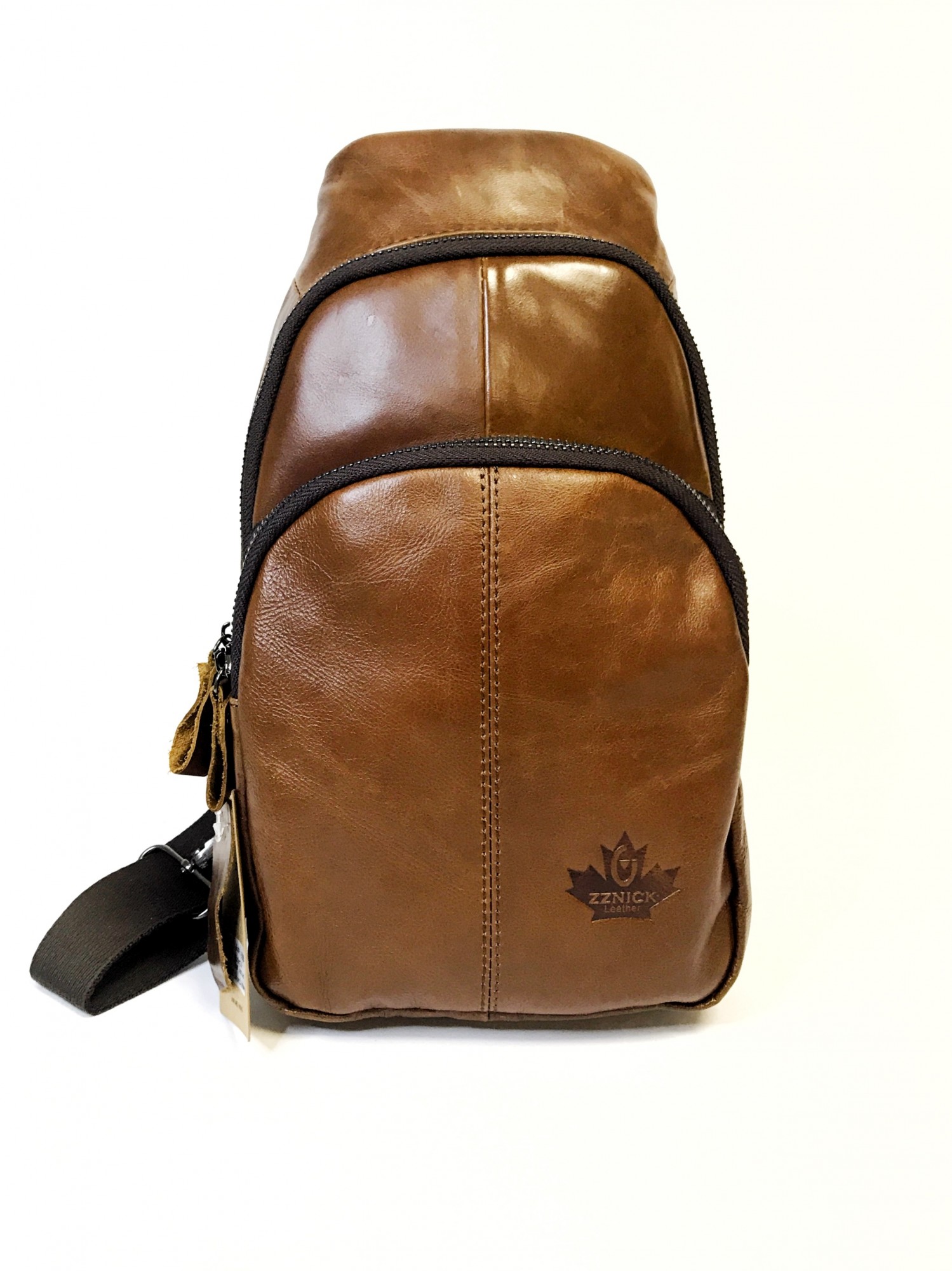 

Мужская нагрудная сумка Zznick 9202 коричневая (9202.2)