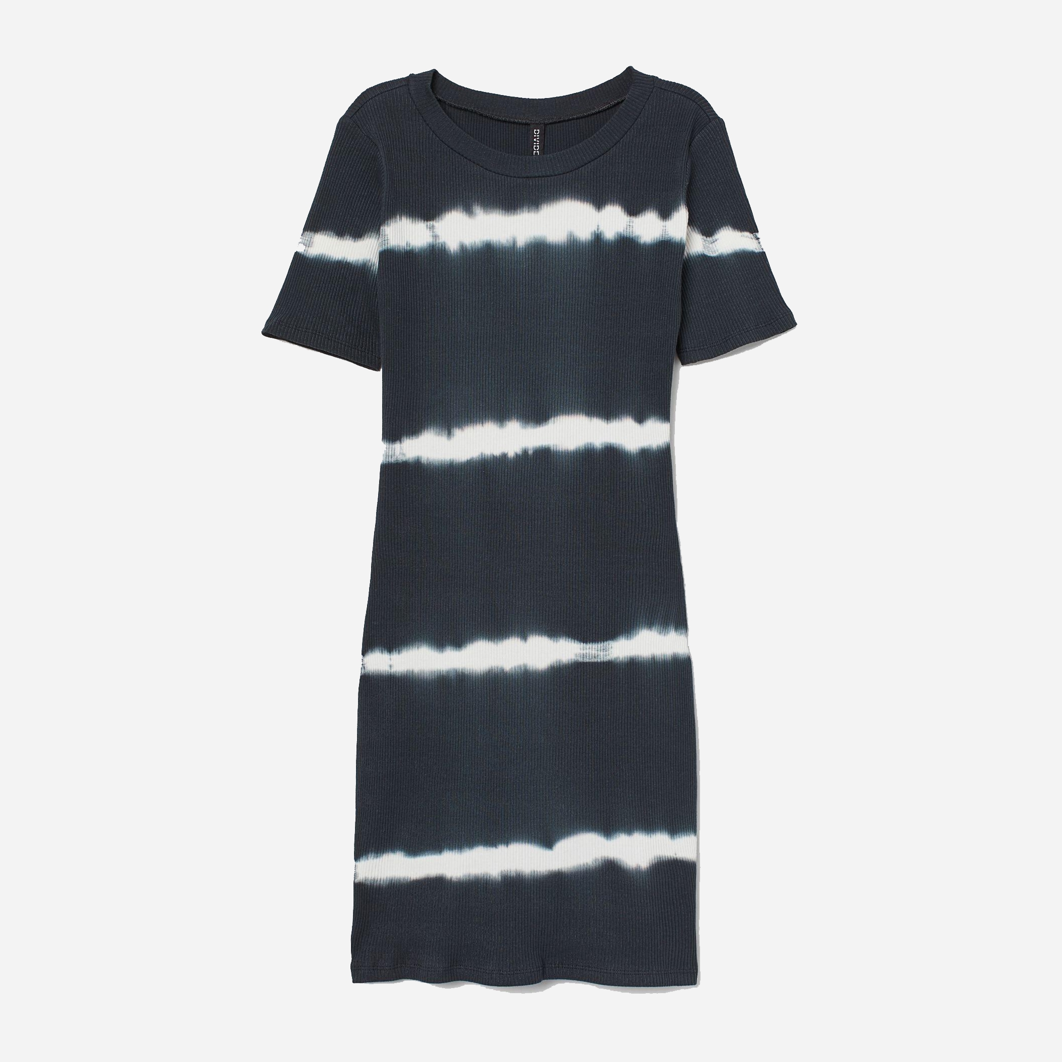 

Платье H&M 8626931-AABA M Темно-серое с белым