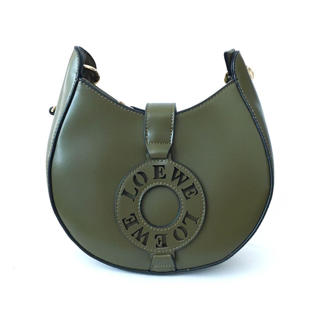 

Сумка LOEWE кросбоди, кросс-боди зеленая