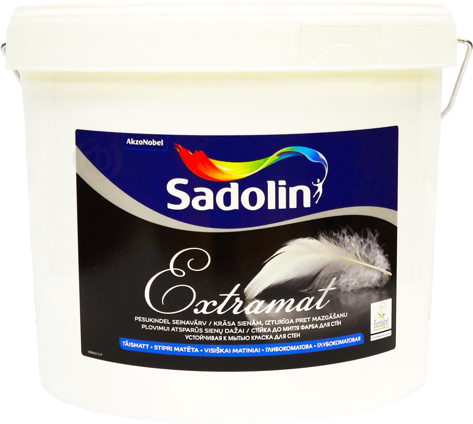 

Краска Sadolin Extramat - глубокоматовая акриловая краска для стен и потолка, белая, BW, 10 л (5072776)
