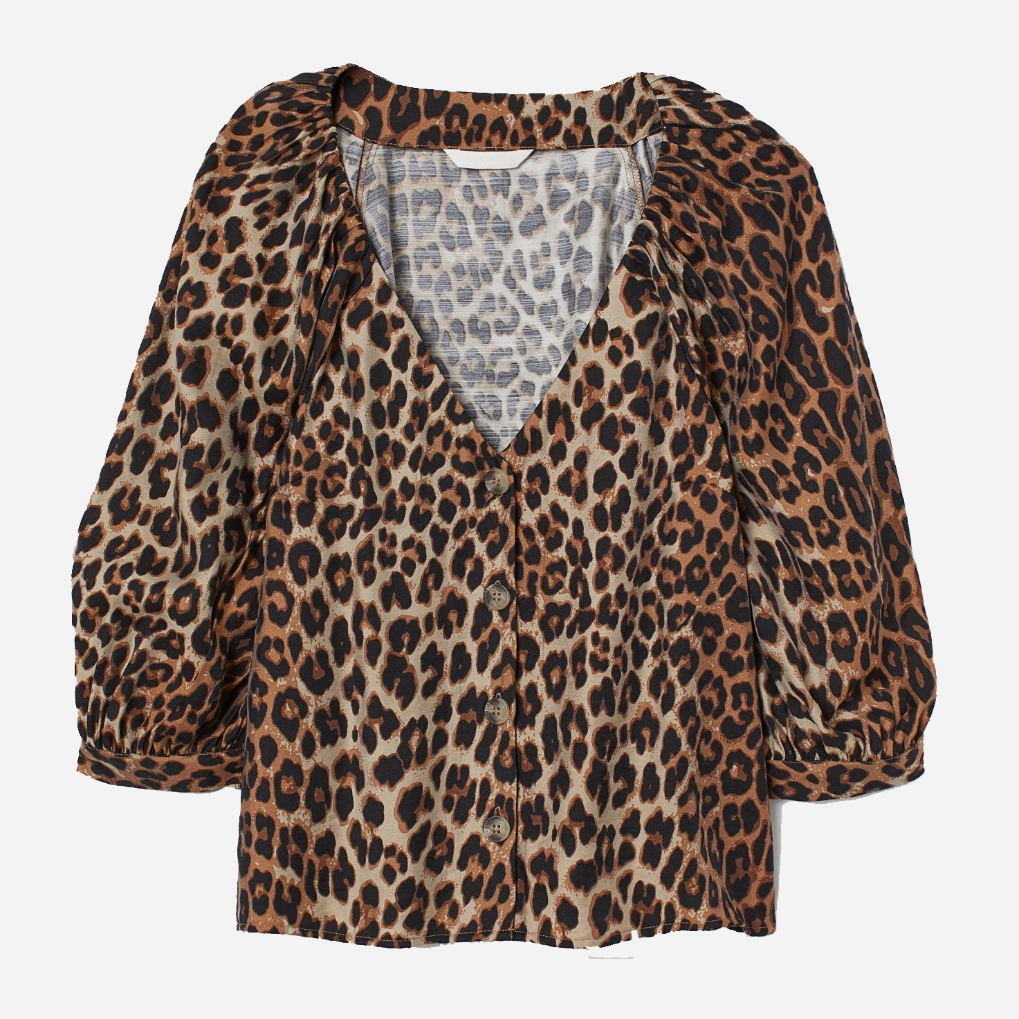 

Блузка H&M 8284701-AAON 40 Леопардовая