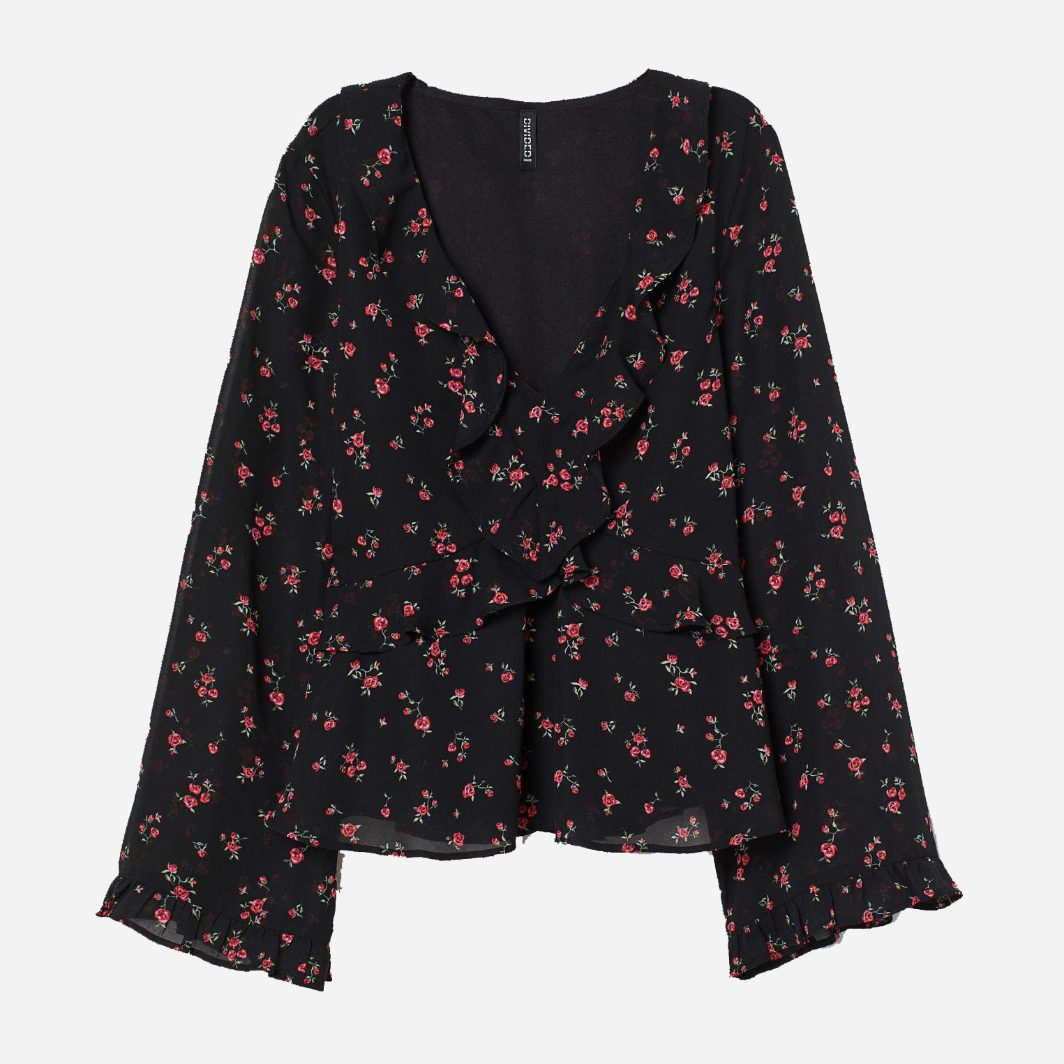 

Блузка H&M 8242591-ACOZ 36 Черная