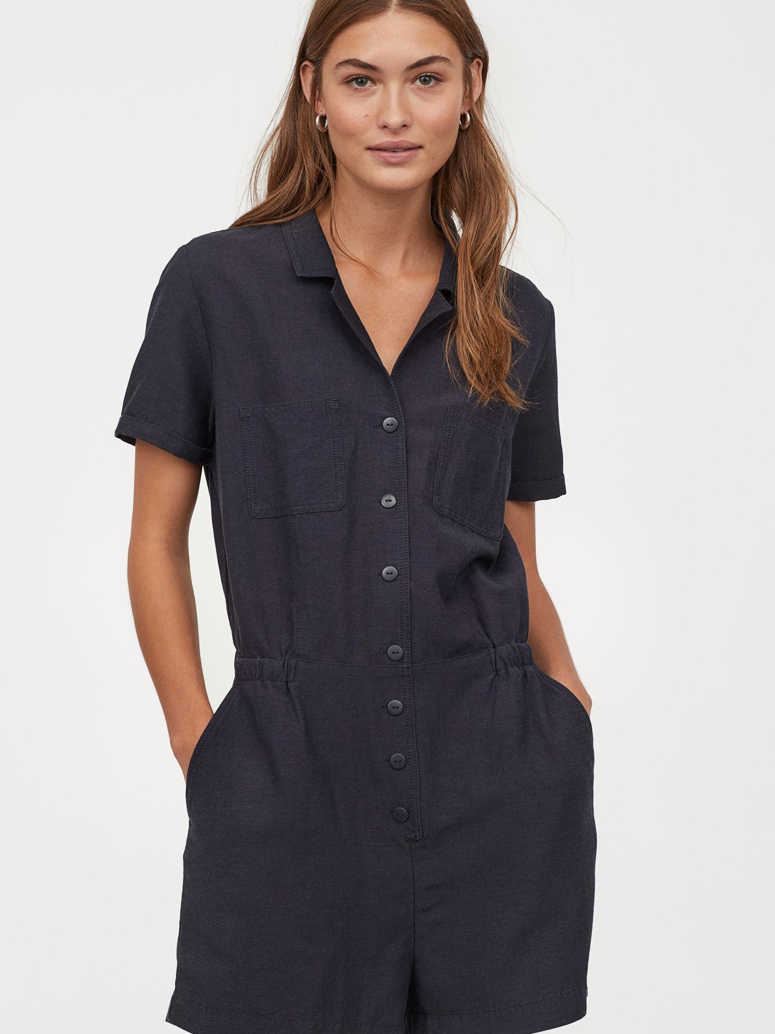 

Комбинезон H&M 7692700-AAQJ 36 Темно-синий