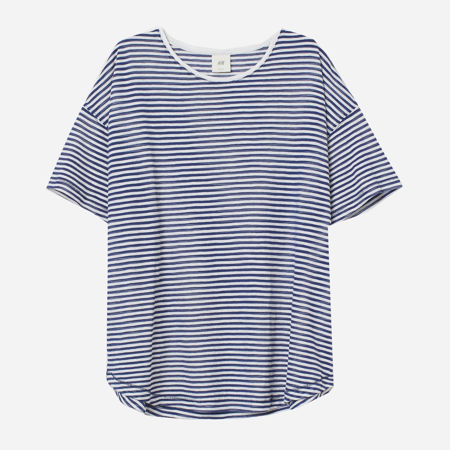 

Футболка H&M 7666240-ACSF M Белая с синим