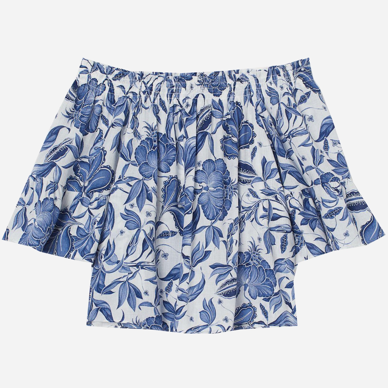 

Топ H&M 7609700-ACSA 38 Белый с синим