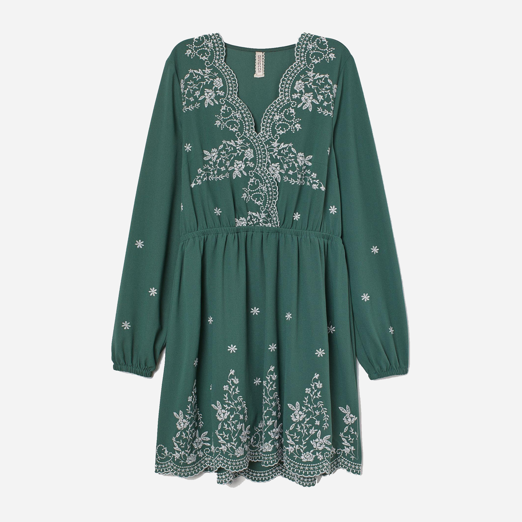 

Платье H&M 8116061-AAPL 32 Зеленое