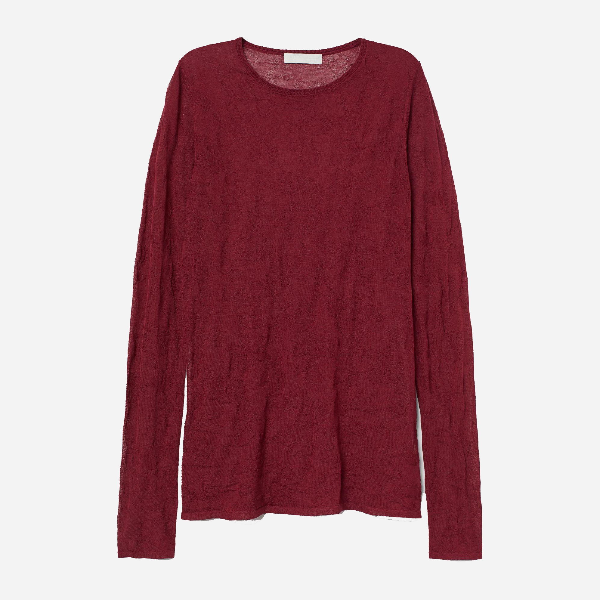 

Лонгслив H&M 8077430-ACUK XS Бордовый