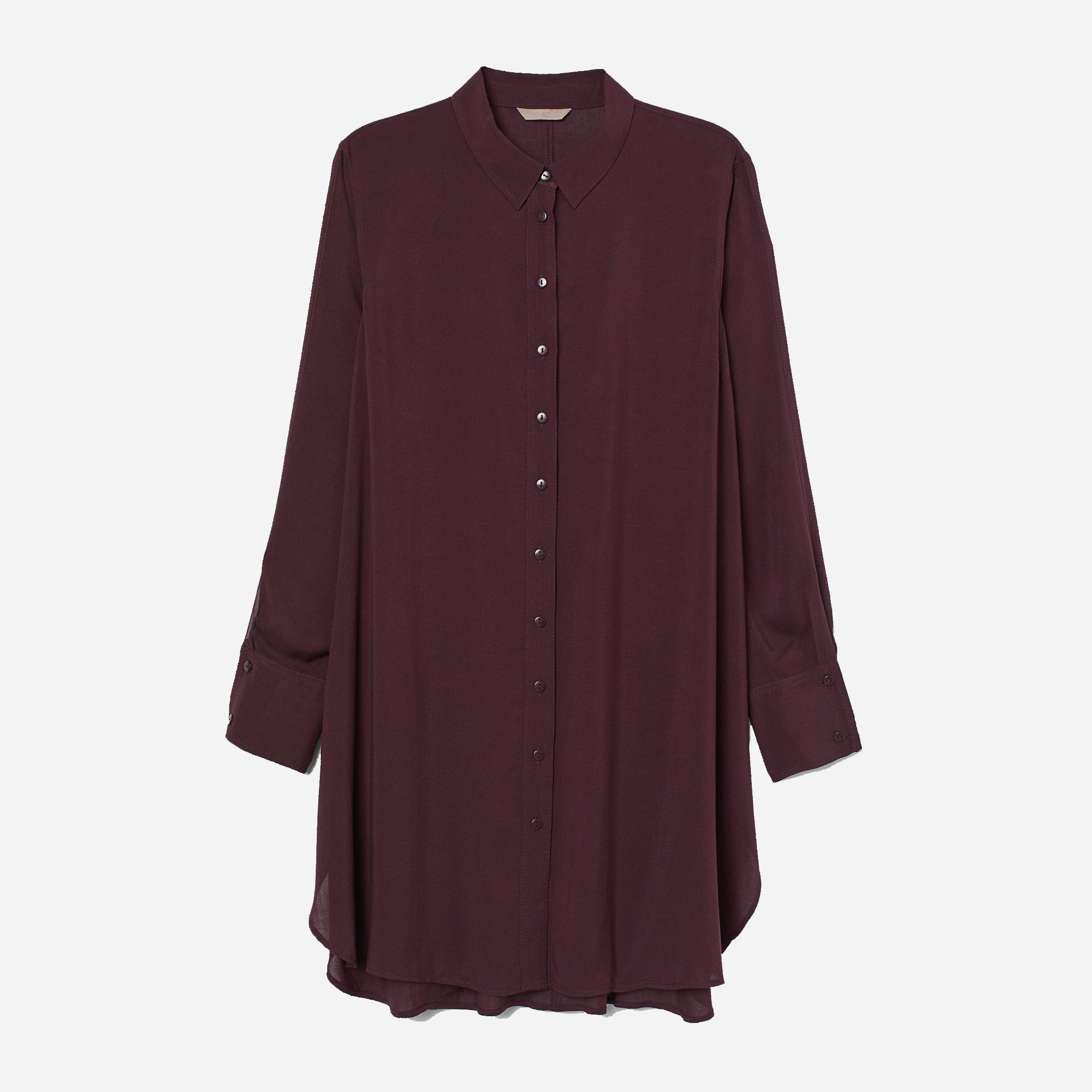

Туника H&M 7963140-ACUK XL Бордовая