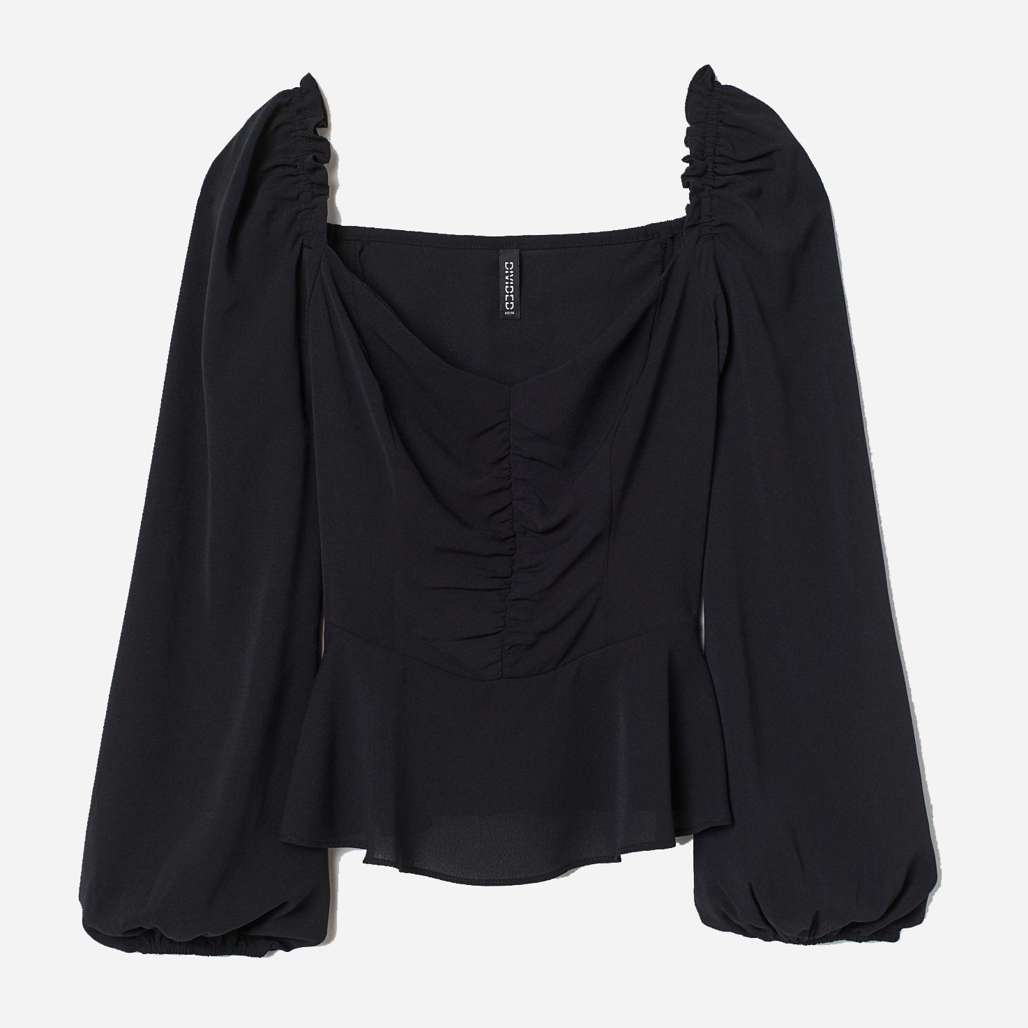 

Блузка H&M 7593940-AAAD 36 Черная
