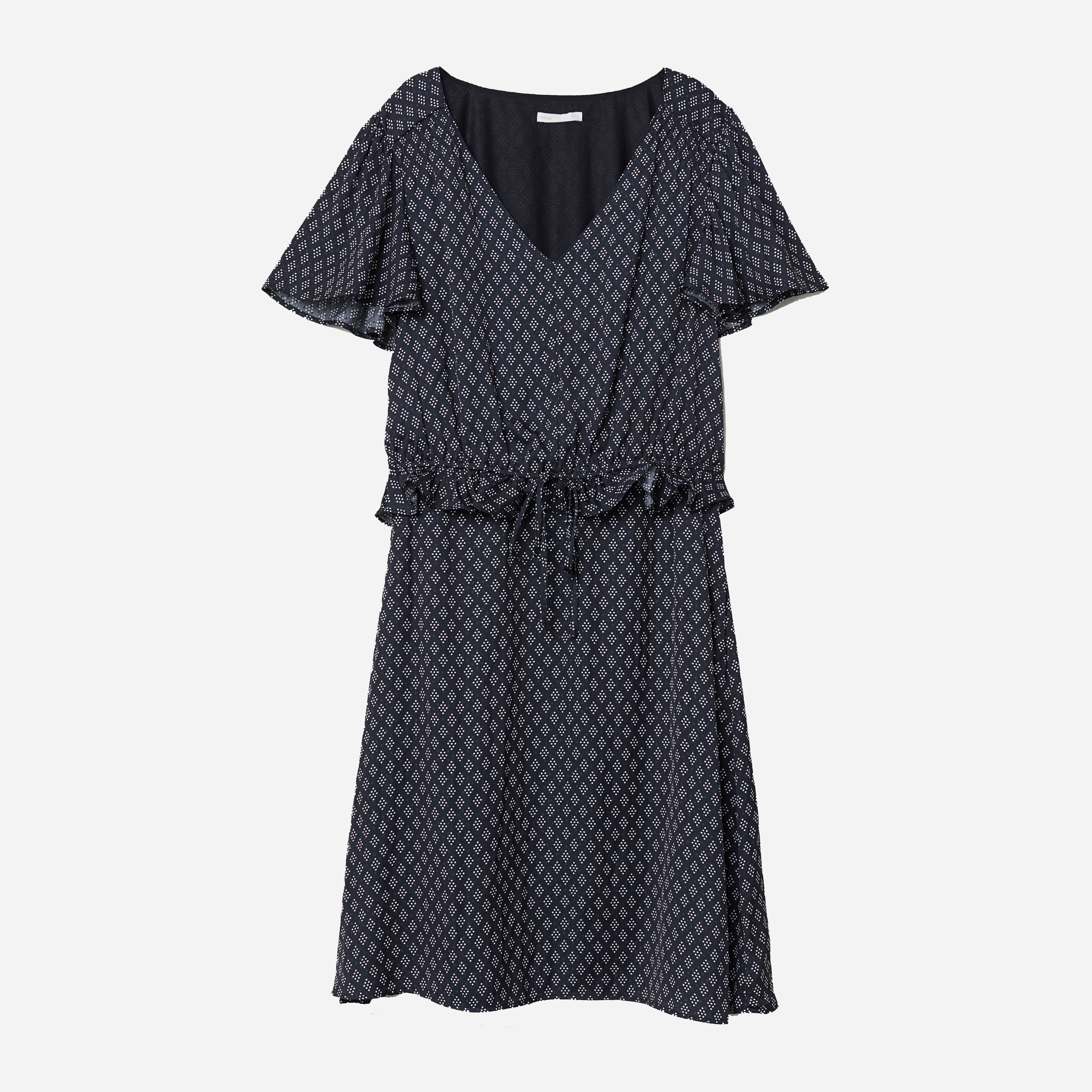 

Платье H&M 6561358-ACRV L Черное с белым