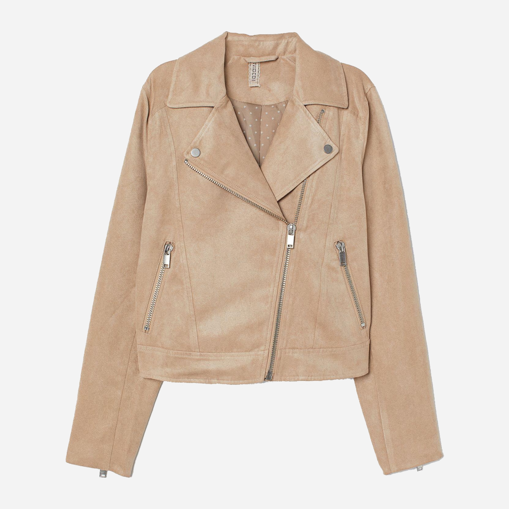 

Куртка из искусственной замши H&M 7828160-ACTQ 44 Бежевая