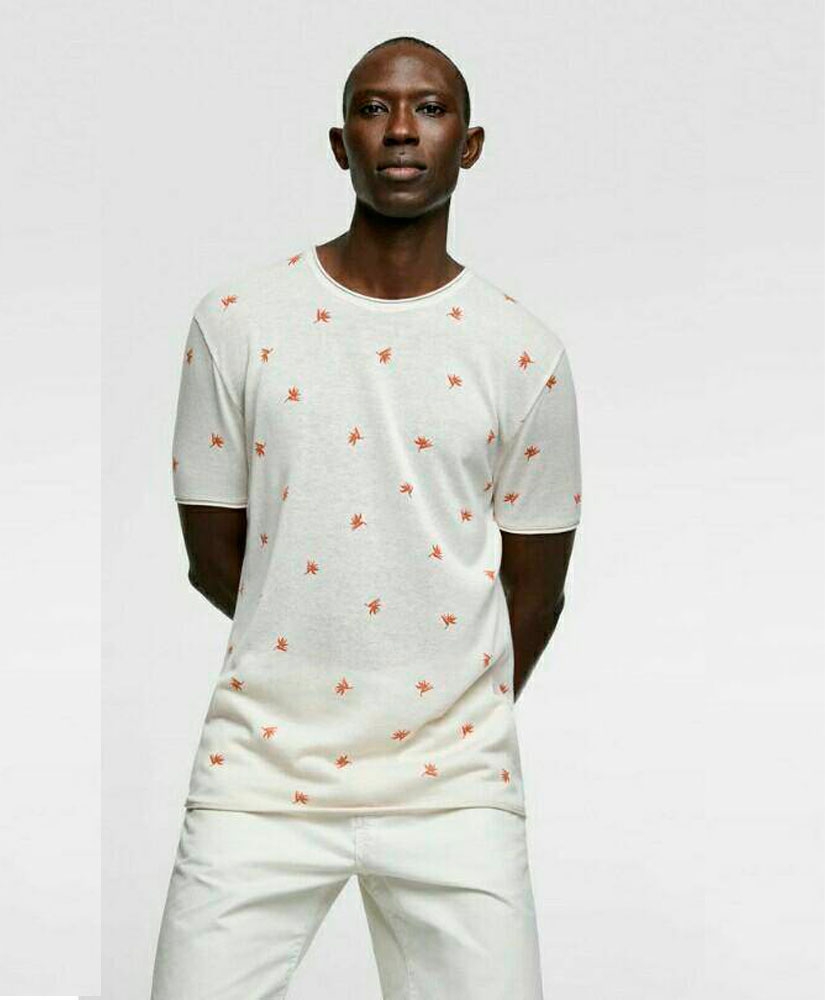 

Футболка ZARA 4231352 L Бежевий