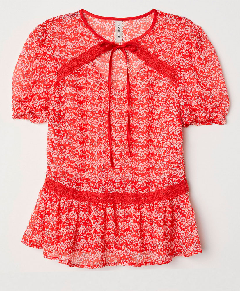 

Блуза H&M 32182  Червоний, Блуза H&M 32182 42 Червоний
