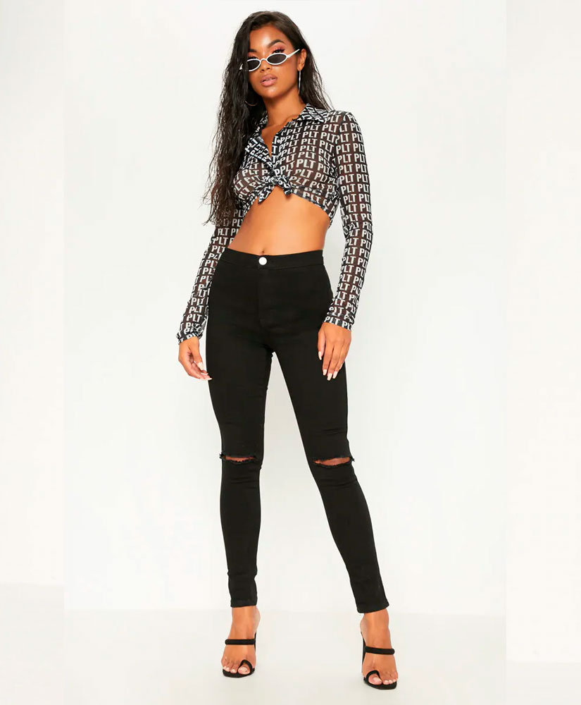

Джинси PrettyLittleThing 30324  Чорний, Джинси PrettyLittleThing 30324 32 Чорний