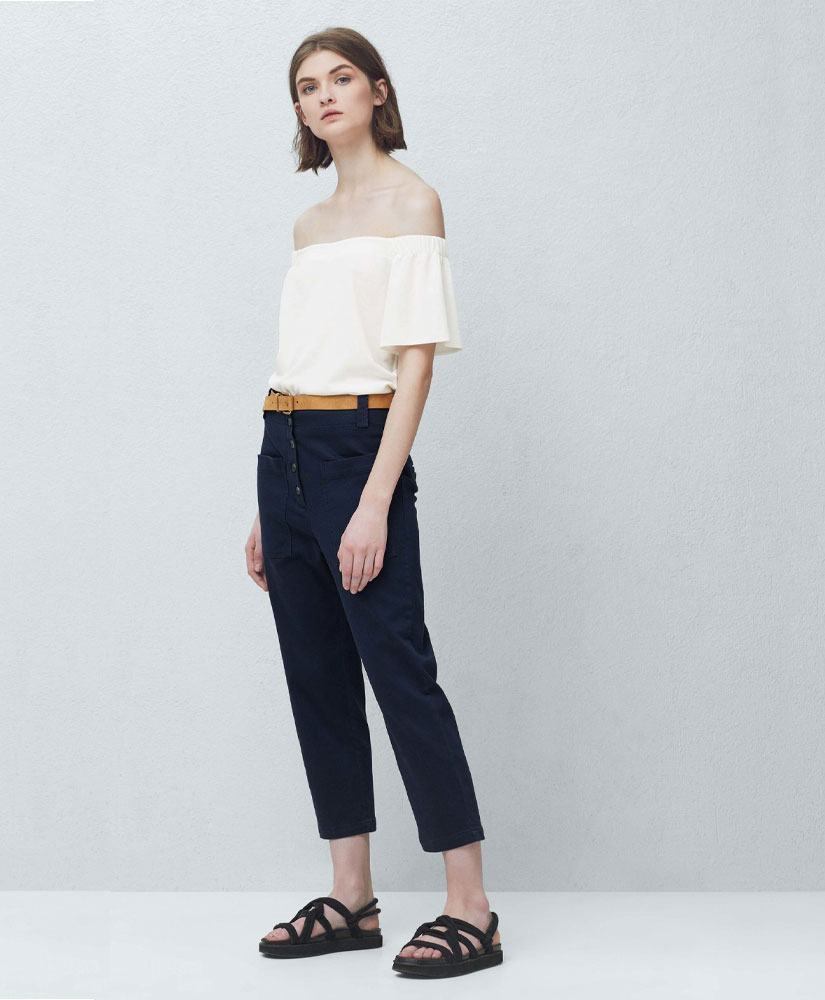 

Штани MANGO MNG61027034 40 Синiй