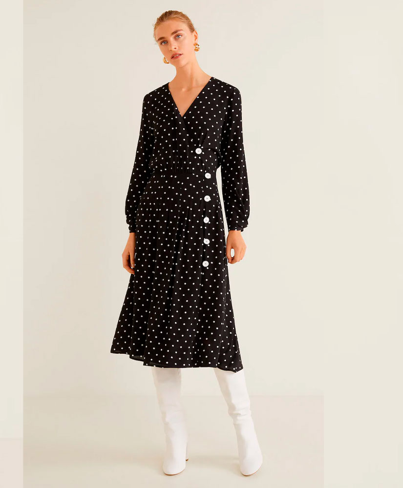 

Плаття MANGO MNG31047696 M Чорний