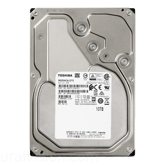

Жесткий диск 3.5 Toshiba 10TB 7200rpm 256MB SATA III (MG06ACA10TE)
