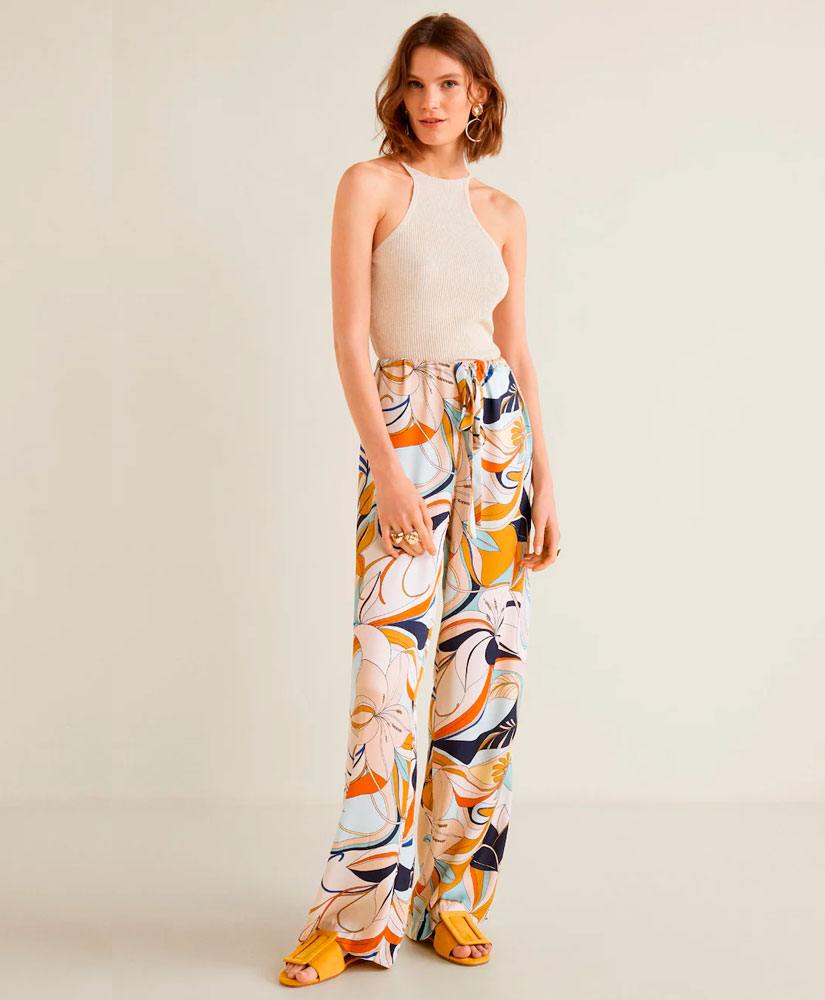 

Штани MANGO MNG31053056 S Різнокольоровий
