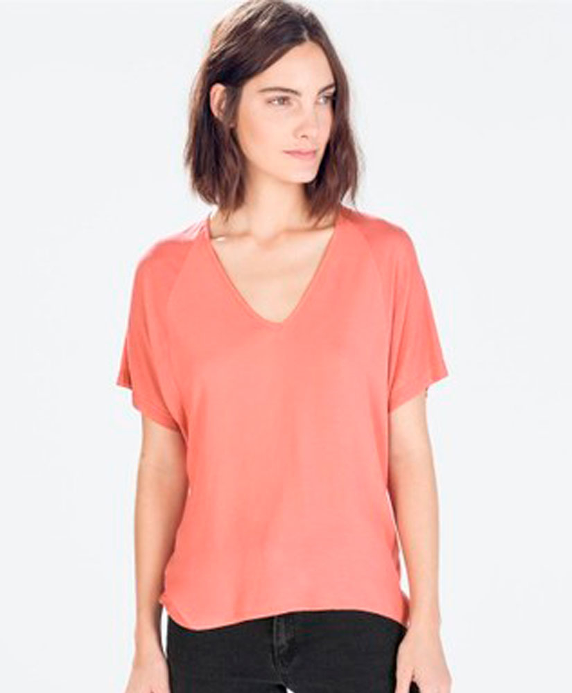 

Футболка ZARA 11305  Теракотовий, Футболка ZARA 11305 S Теракотовий