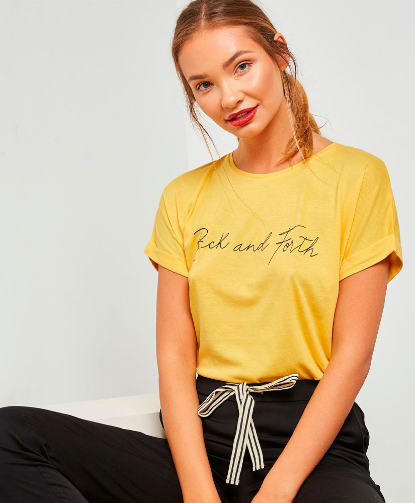 

Футболка MANGO MNG33000842 M Жовтий