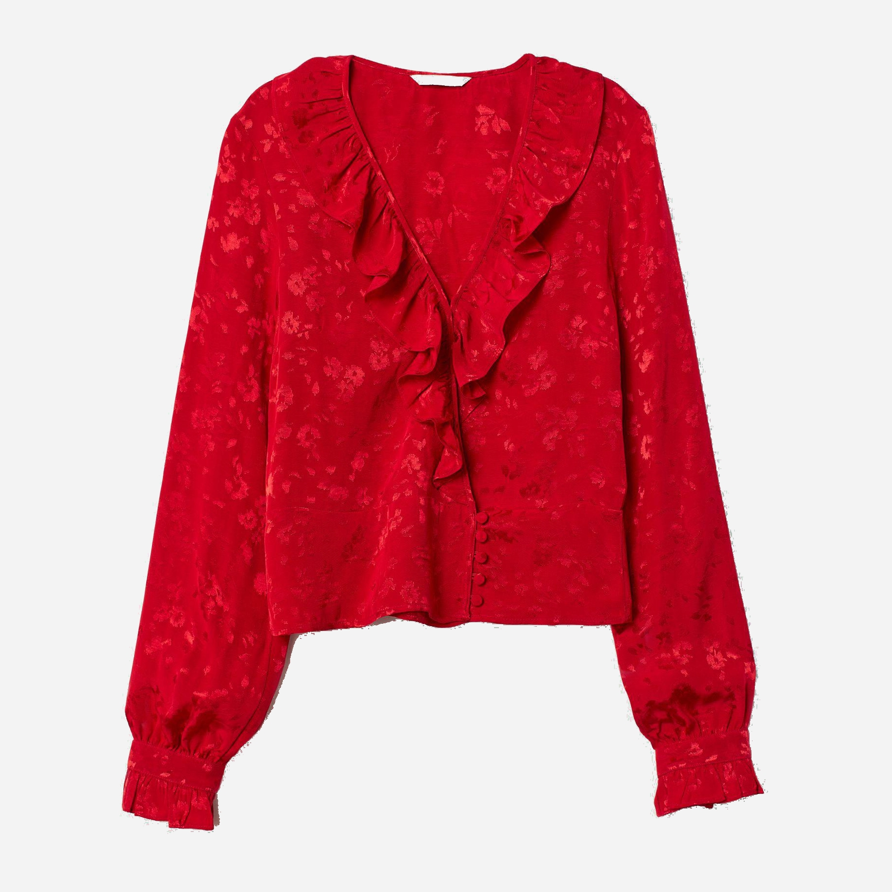 

Блузка H&M 7170448-ACVF 32 Красная