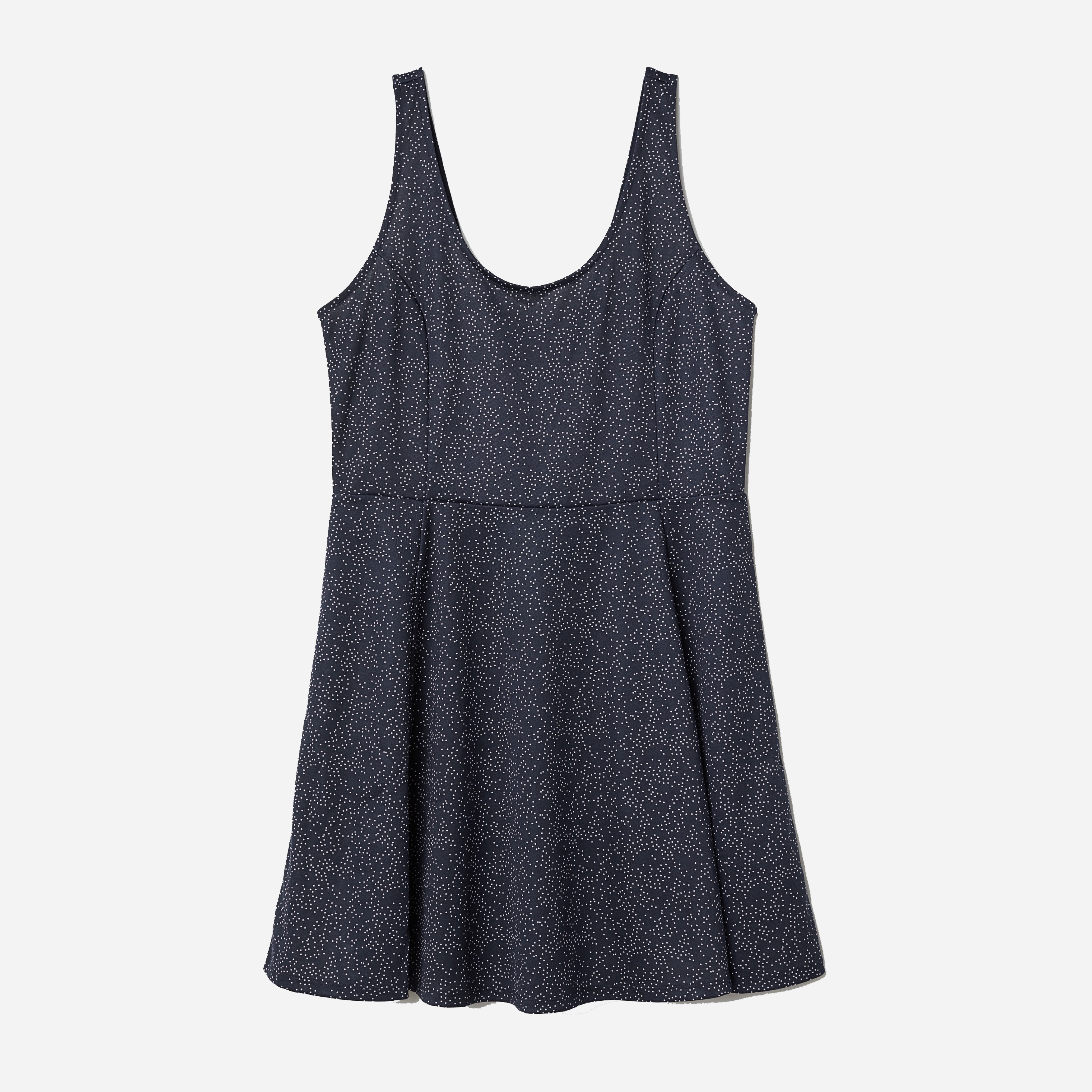 

Платье H&M 6178217-AAOD 44 Темно-синее с белым