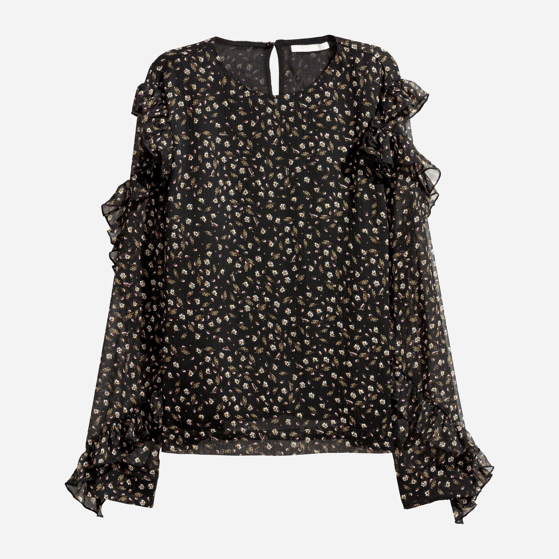 

Блузка H&M 6110627-ADMZ 42 Черная