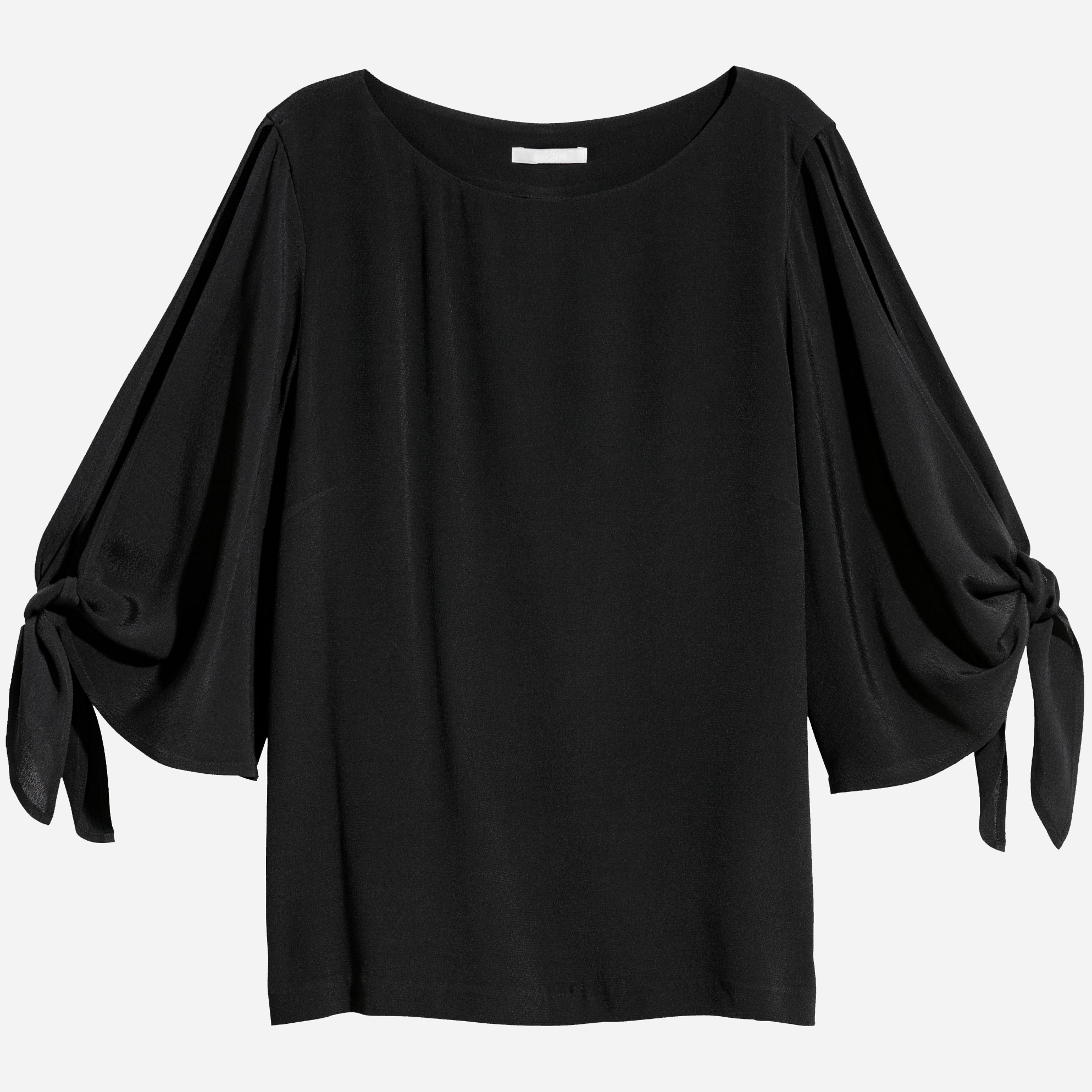 

Блузка H&M 6100366-AAAD 32 Черная