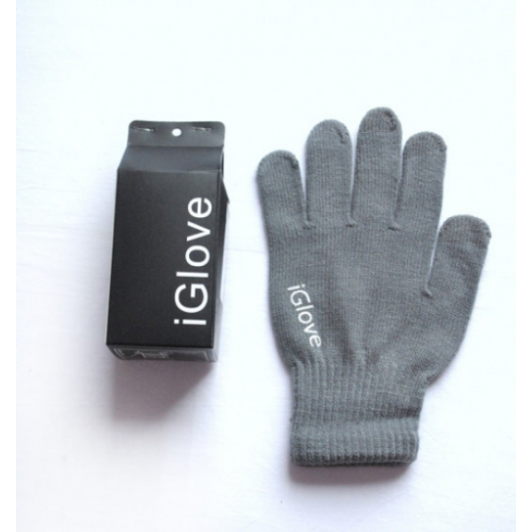 

Перчатки сенсорные для смартфонов iGlove Sensor серые в коробке хороший подарок