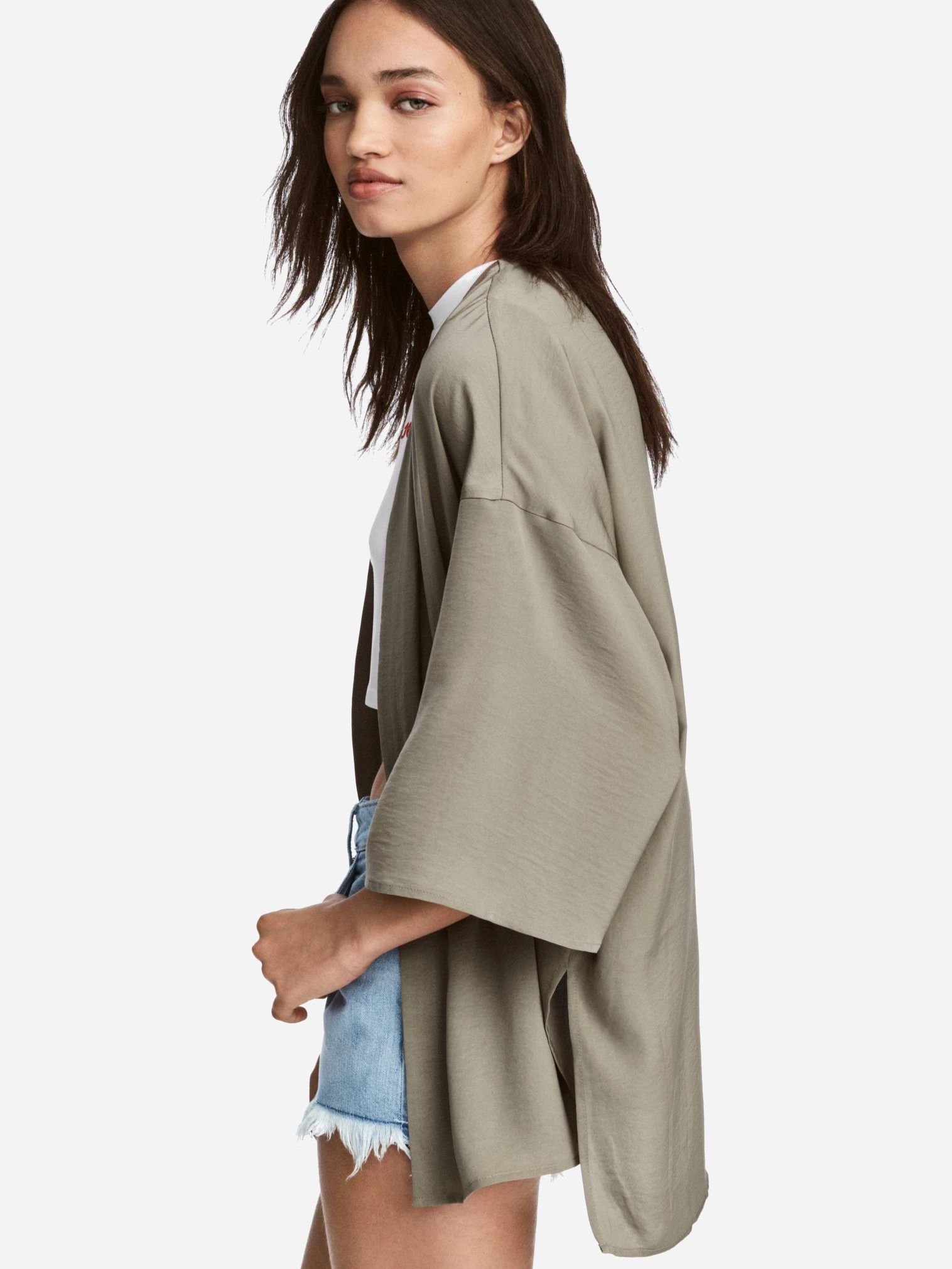 

Накидка H&M 5349756-ABTE-ABTE XS Болотная