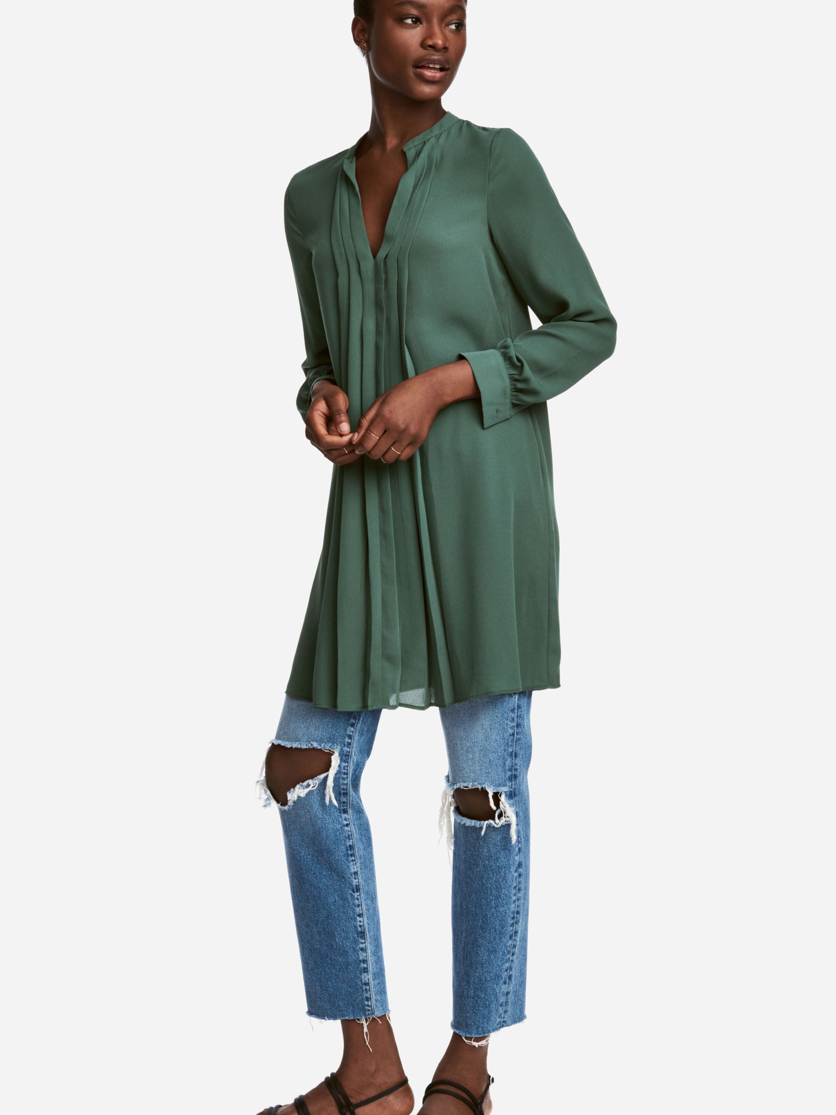 

Платье H&M 5281886-ACXO 32 Темно-зеленое