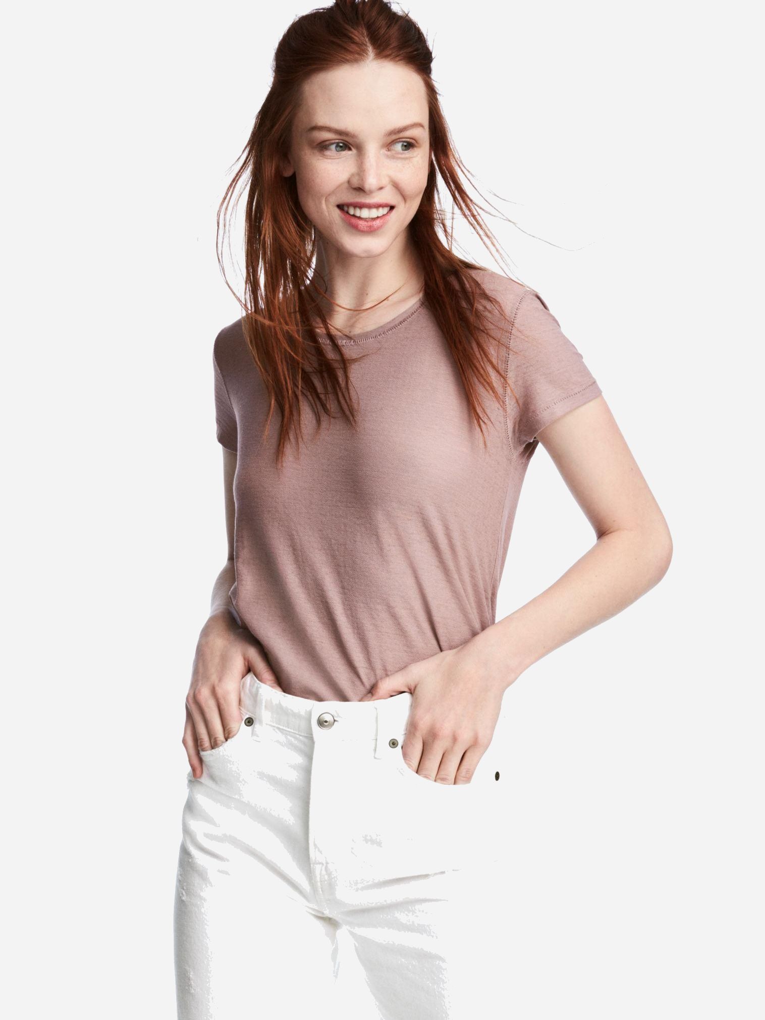 

Футболка H&M 3806090-ACXV S Темно-розовая