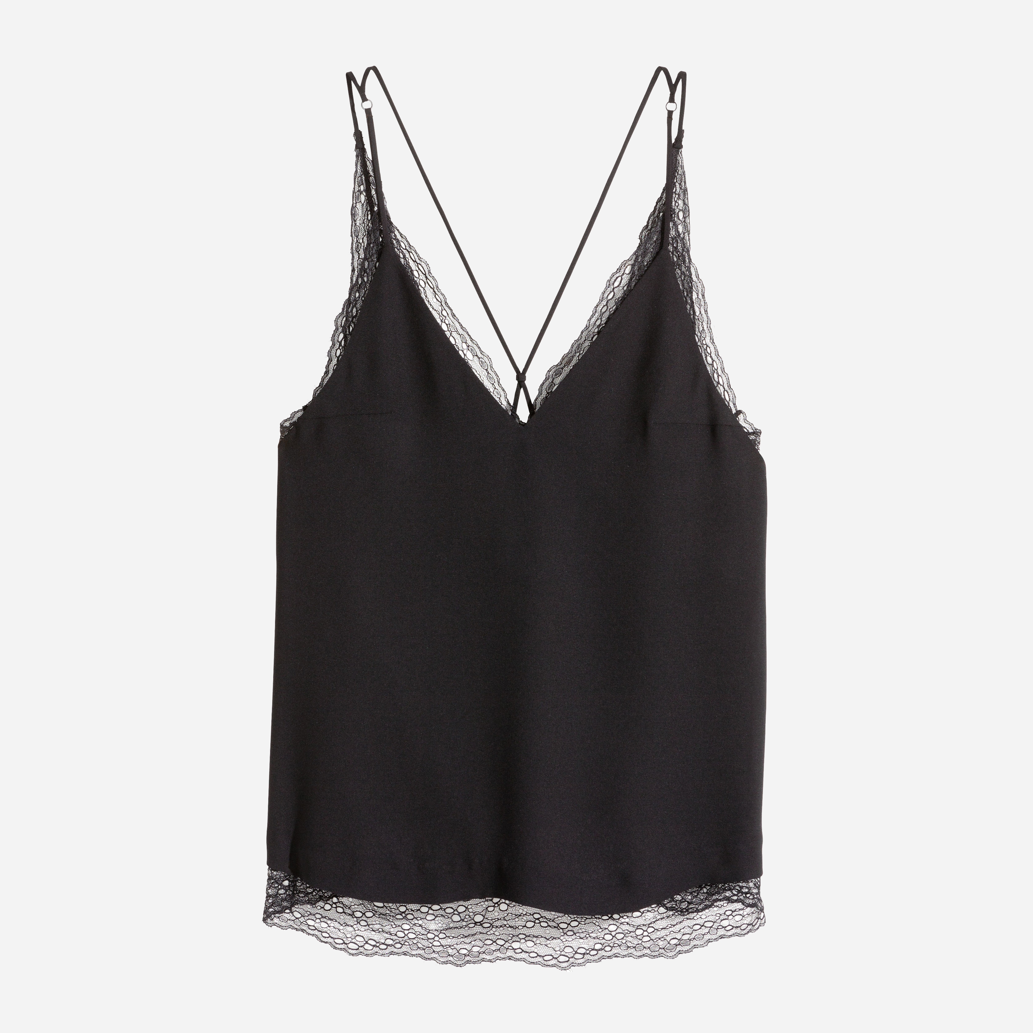 

Топ H&M 3595284-AAAD 32 Черный