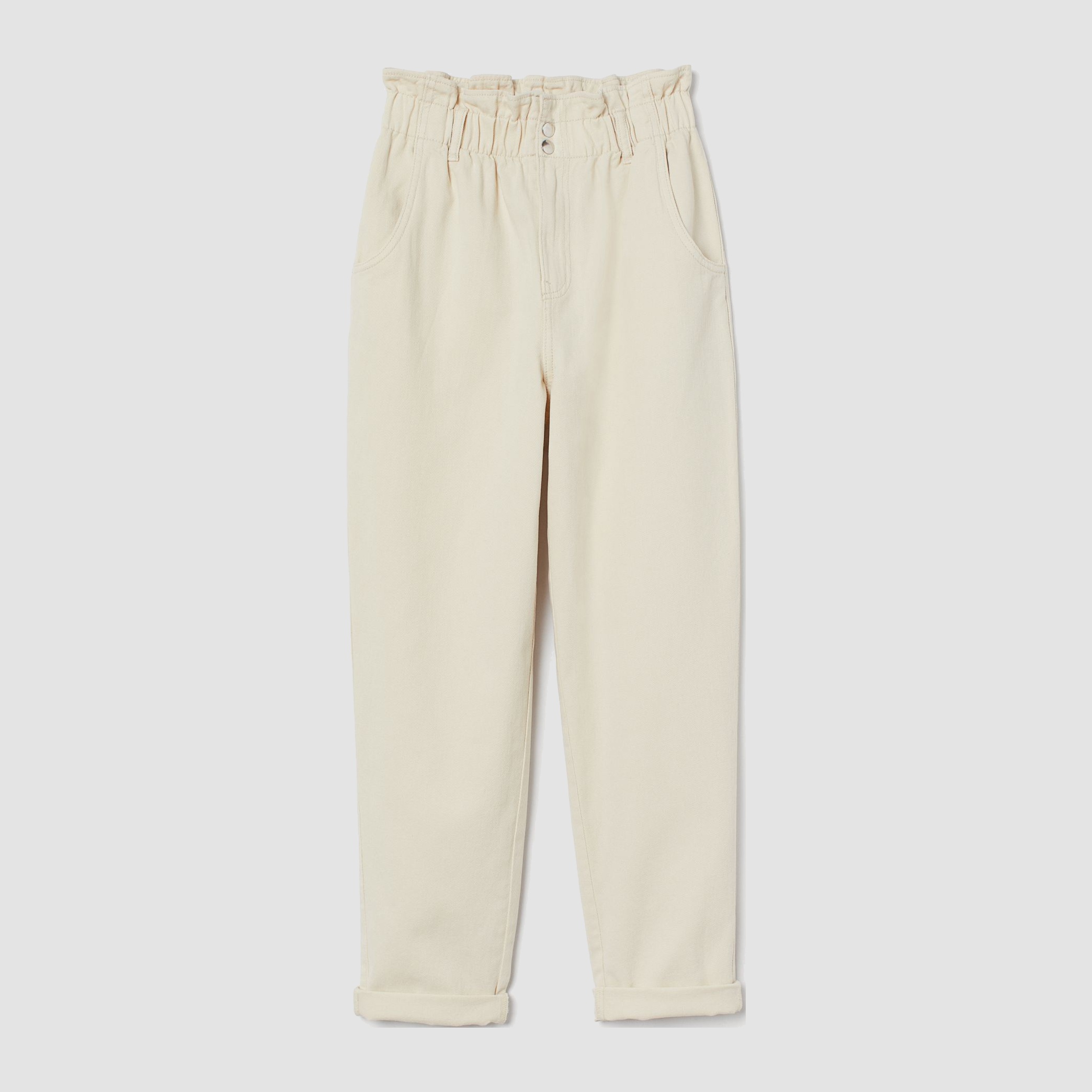 

Брюки H&M 2612-8373061 34 Светло-бежевые