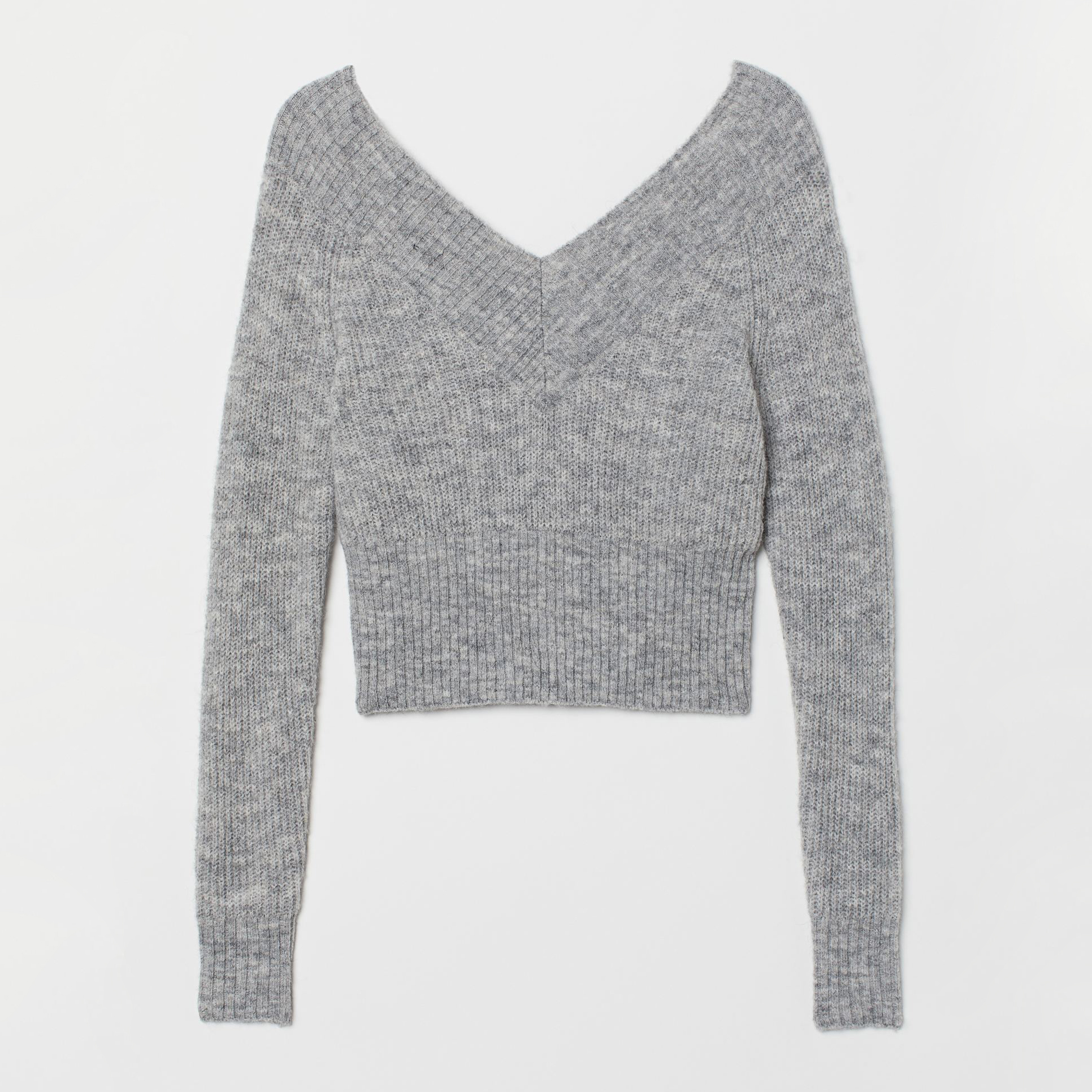 

Пуловер H&M 2905-6406229 M Серый