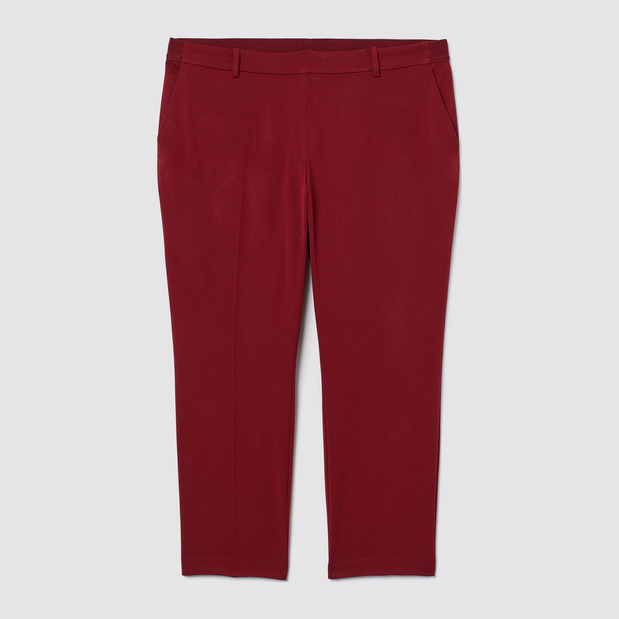 

Брюки H&M 3005-7978920 4XL Темно-красные