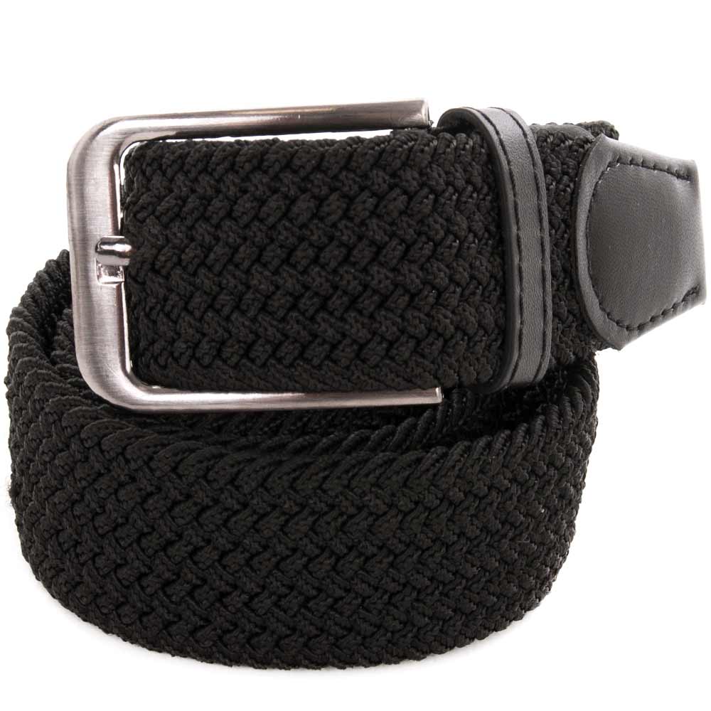

Ремень резинка плетеный тканевый черный Alon(1247 black)