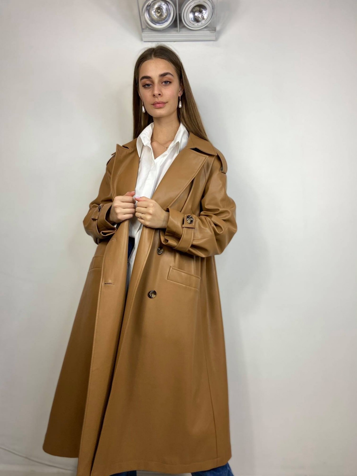 

Тренч Carolina  Карамель 17650-3, Тренч Carolina One size Карамель 17650-3