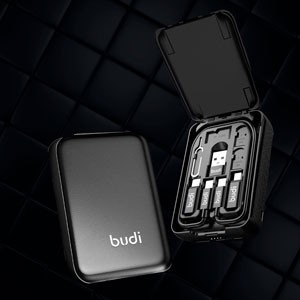 

УМБ Budi Power Bank 5000 mAh Type-C Lighting MircoUSB многофункциональный бокс