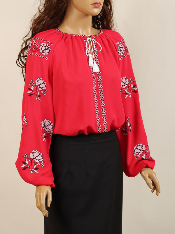 

Блуза жіноча Колос ЖУРАВЛИНА червона  (3099/1-10536, Блуза жіноча Колос ЖУРАВЛИНА червона 56 (3099/1-10536)