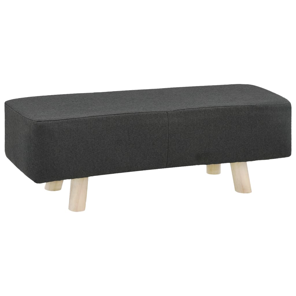 

М'яка банкетка Shumee 80x28x26 см сірий 288044