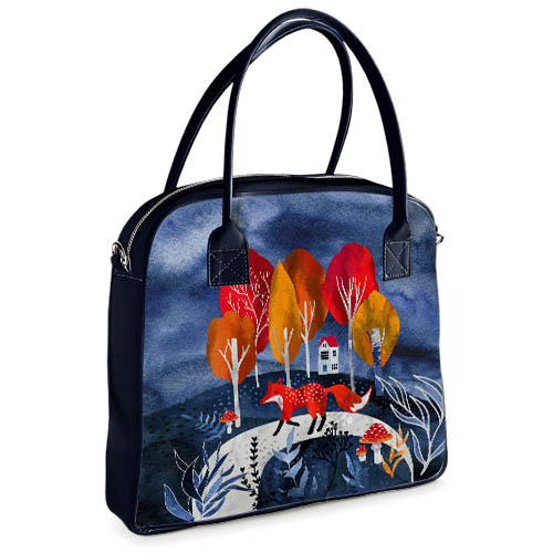 

Сумка с принтом Oxford Presentville Лиса 32x30x9 см