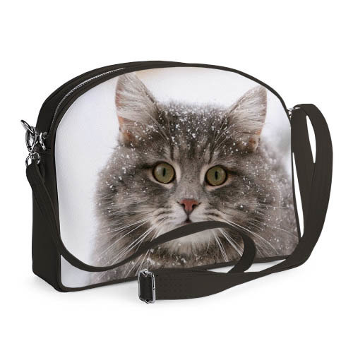 

Сумка молодёжная College Presentville Серый котик 29x23x8 см